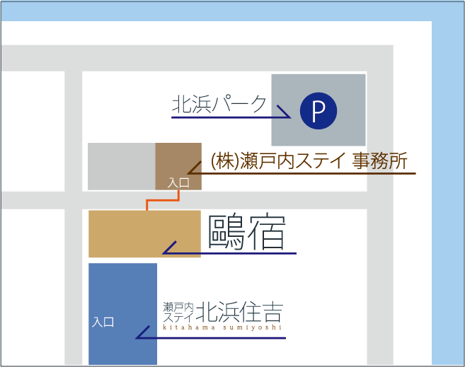 事務所の地図