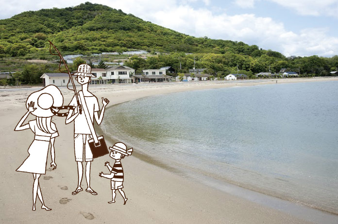 眺めてるだけじゃもったいない!ビーチフロントだから海へは徒歩0分。気軽にお散歩に出かけませんか。アパートの側にある波戸は、地元の人も通う絶好の釣り場ポイント。日常を忘れて、のんびり釣りをして過ごすのもいいですね。